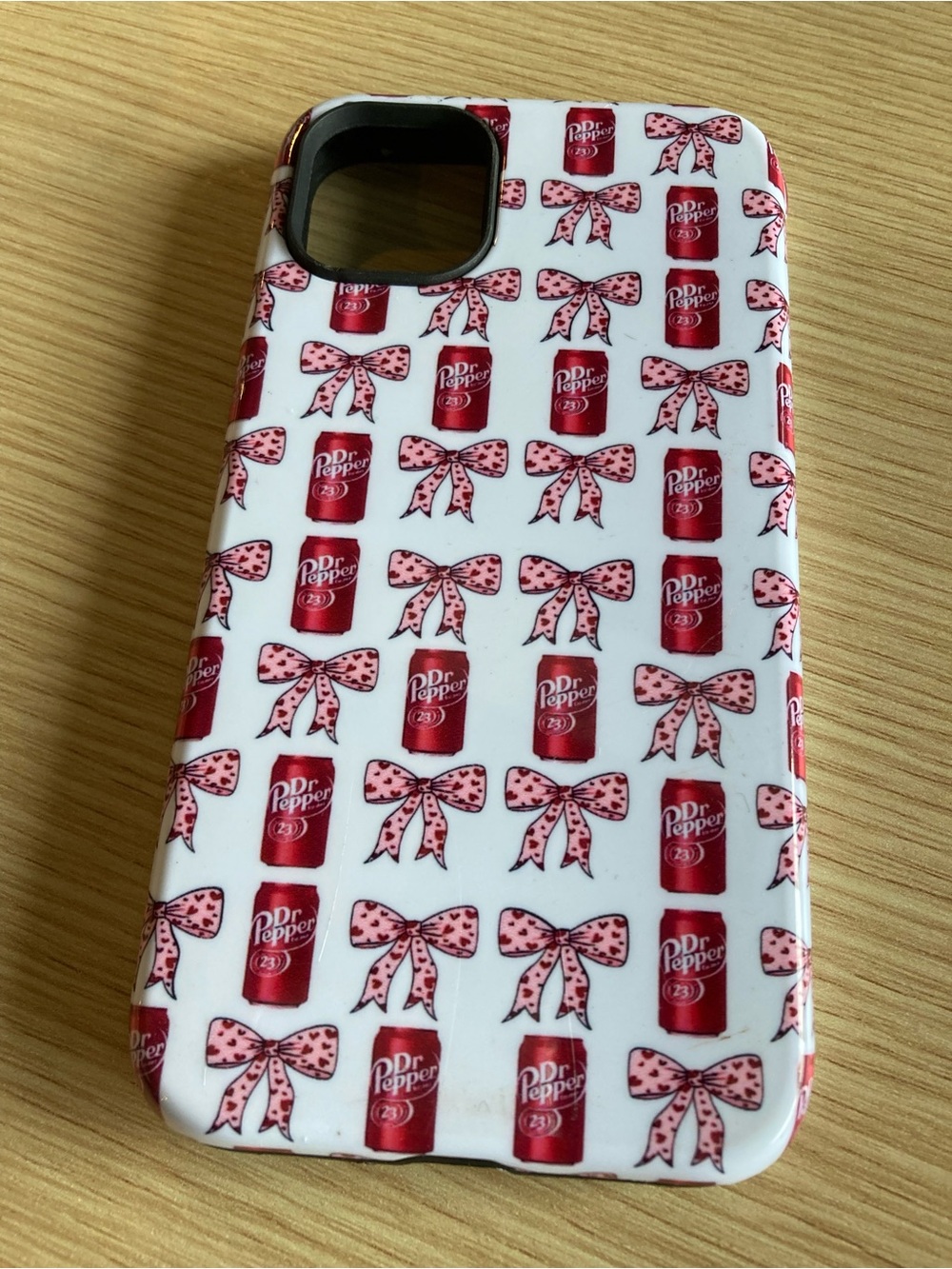 Pattern White & Red Phone Case - Soft Protective Cover